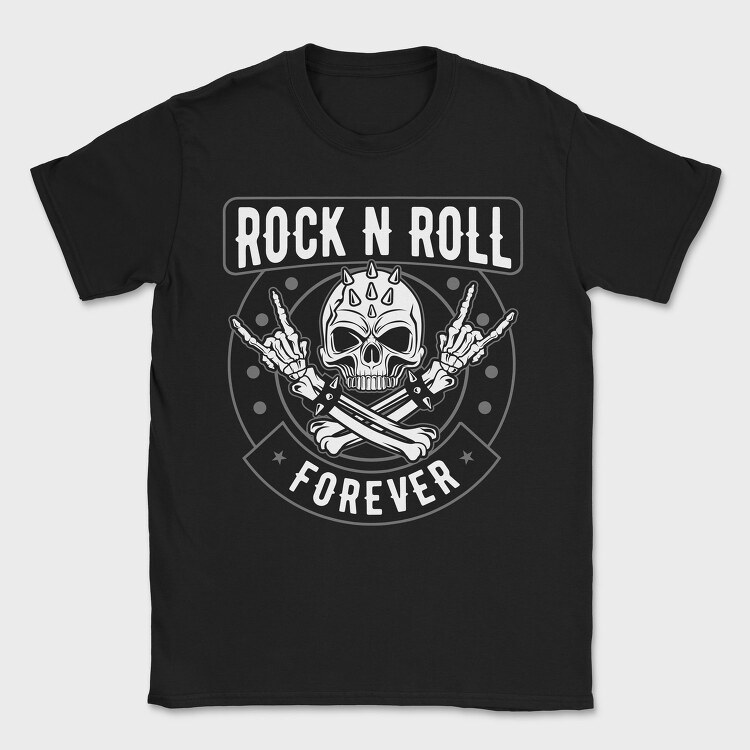 Rock N Roll Forever, Tricou Barbati (Unisex)