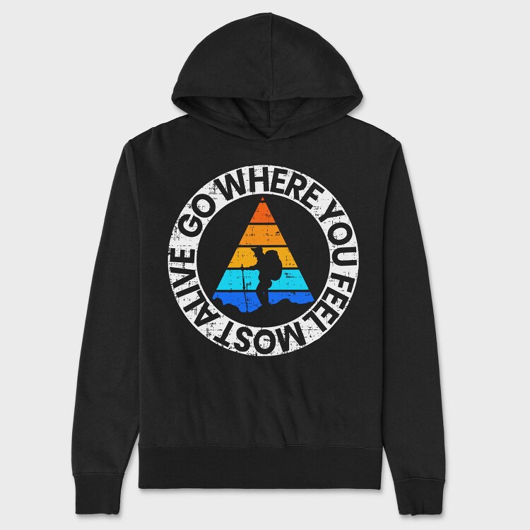 Pyramid Of Needs, Hanorac Oversize Barbati (Unisex)