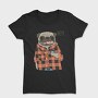Pug Hey Plaid, Tricou Femei