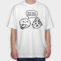 Drama Queen Brain Nc, Tricou Oversize Barbati (Unisex)
