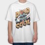 Dripping Skeleton Horror Dead Cool Halloween, Tricou Oversize Barbati (Unisex)