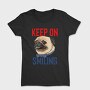 Pug Keep On Smiling, Tricou Femei