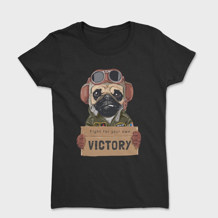 Pug Pilot Victory, Tricou Femei