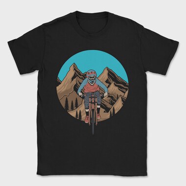Mountain Bike Rider 2, Tricou Barbati (Unisex)