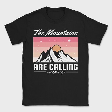 Mountain Moon Star, Tricou Barbati (Unisex)