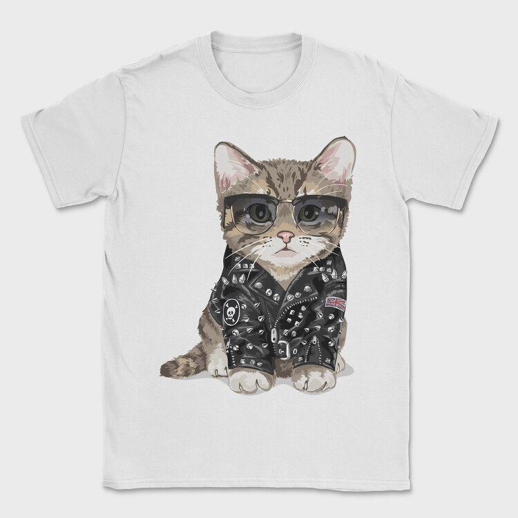 Punk Kitty, Tricou Barbati (Unisex)