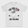 Pug Flower Club, Tricou Barbati (Unisex)