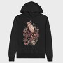 Prayer Hands Hard Work, Hanorac Oversize Barbati (Unisex)