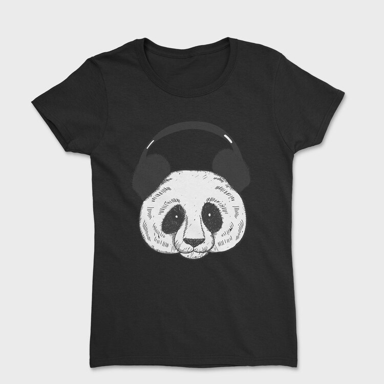 Panda Headphones, Tricou Femei