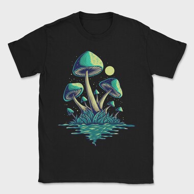 Mystic Mushroom Glow, Tricou Barbati (Unisex)