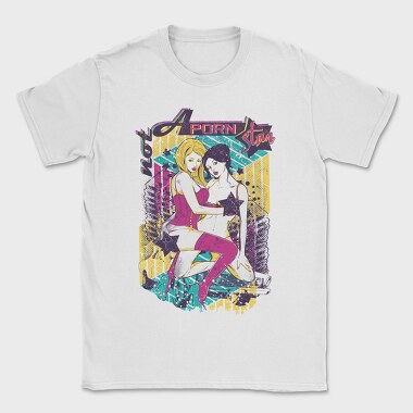 Neon Star Pin Up, Tricou Barbati (Unisex)