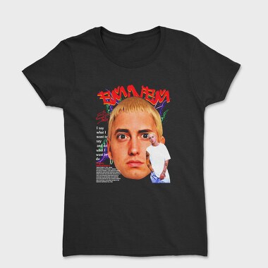 Eminem Face Art, Tricou Femei