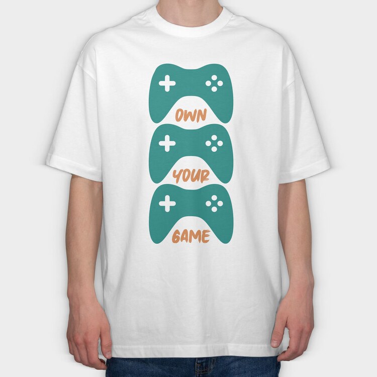 Own Your Game, Tricou Oversize Barbati (Unisex)