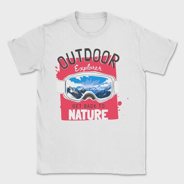 Outdoor Explorer Goggles, Tricou Barbati (Unisex)
