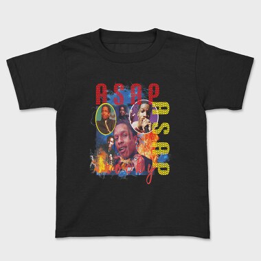 Asap Rocky Fire 1, Tricou Copii