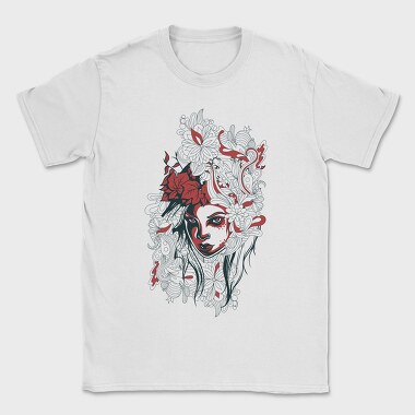 Red Rose Queen, Tricou Barbati (Unisex)