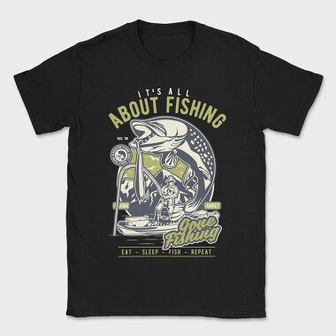 All About Fishing, Tricou Barbati (Unisex)