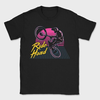 Ride Hard Bmx, Tricou Barbati (Unisex)