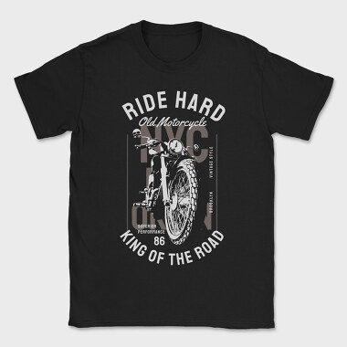 Ride Hard Nyc King, Tricou Barbati (Unisex)