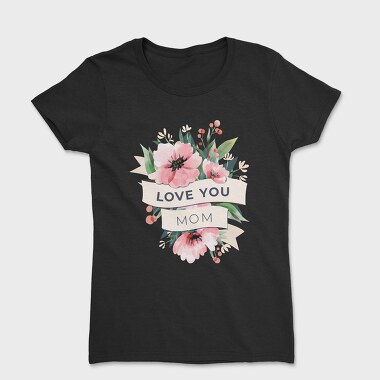 Watercolor Flowers Mother 2, Tricou Femei