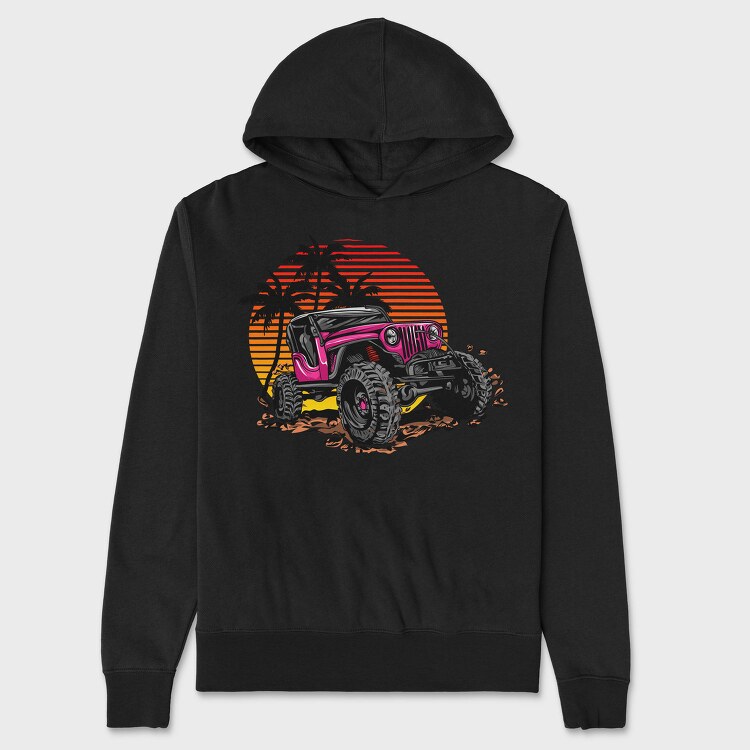 Palm Beach Jeep, Hanorac Oversize Barbati (Unisex)