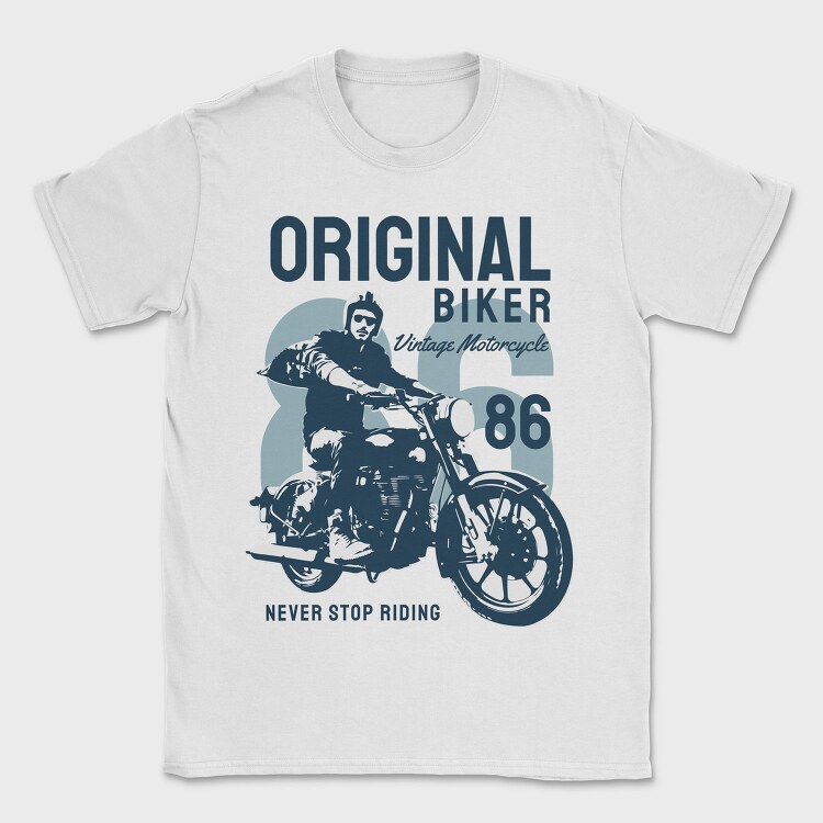 Original Biker 86, Tricou Barbati (Unisex)