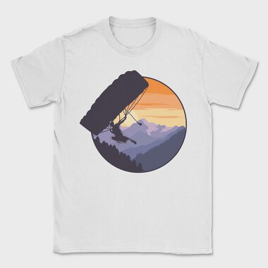 Paragliding Sunset, Tricou Barbati (Unisex)