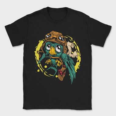 Pilot Parrot, Tricou Barbati (Unisex)