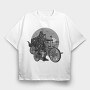 Dark and Low, Tricou Oversize Barbati (Unisex)