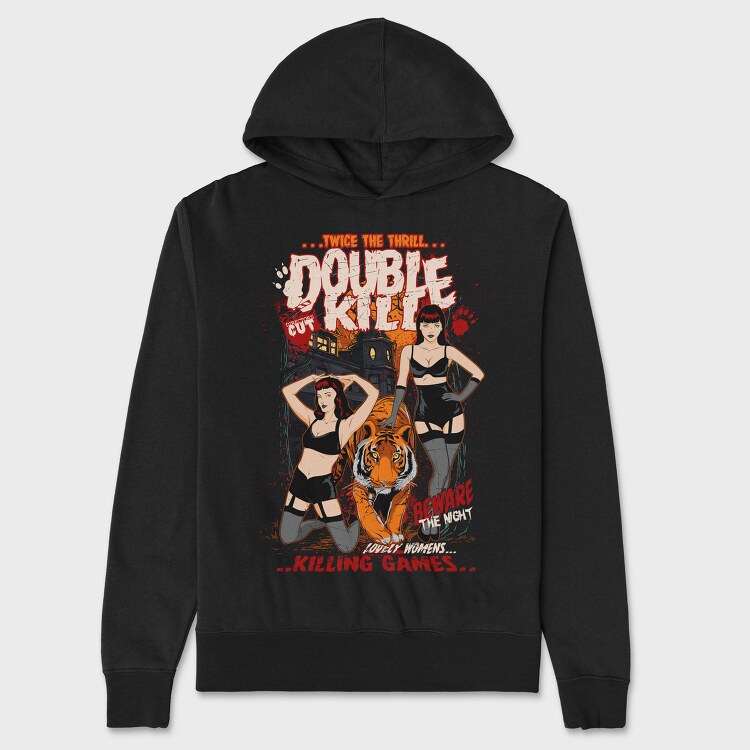 Double Kill, Hanorac Oversize Barbati (Unisex)