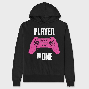Pink Thunder Game, Hanorac Oversize Barbati (Unisex)