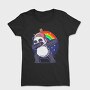 Panda Dabbing Rainbow, Tricou Femei