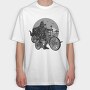 Dark and Low, Tricou Oversize Barbati (Unisex)