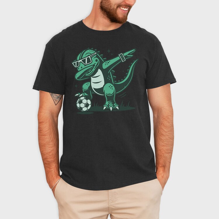 Dabbing Trex, Tricou Barbati (Unisex)