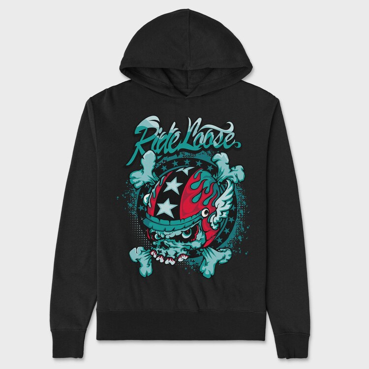 Ride Loose, Hanorac Oversize Barbati (Unisex)