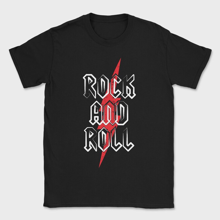 Red Lightning Bolt, Tricou Barbati (Unisex)