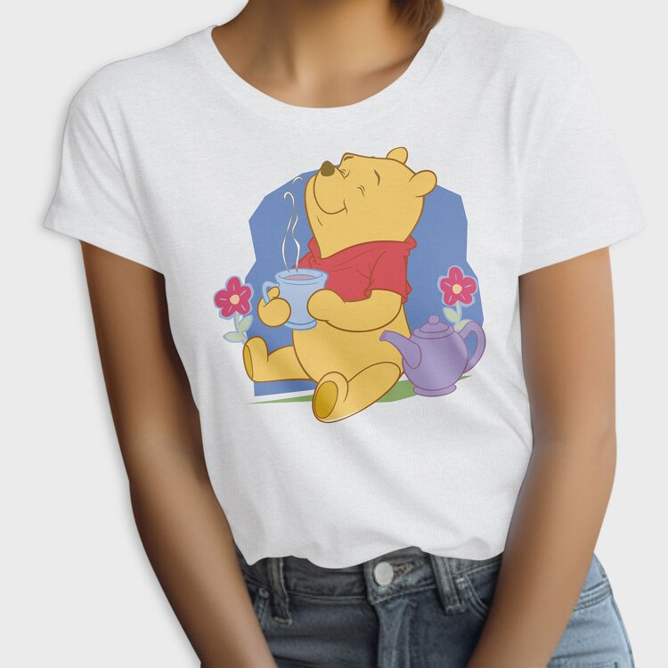 Cartoon Retro Winnie the Pooh 6, Tricou Femei