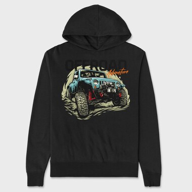 Offroad Adventure 1, Hanorac Oversize Barbati (Unisex)