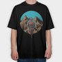 Mountain Bike Rider 2, Tricou Oversize Barbati (Unisex)