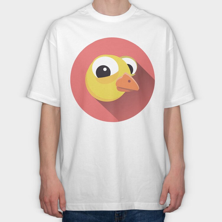 Ducky Vibes, Tricou Oversize Barbati (Unisex)