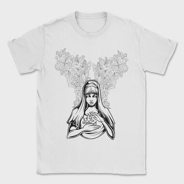 Sacred Heart Of Mary, Tricou Barbati (Unisex)