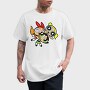 Cartoon Retro the Powerpuff Girls 1, Tricou Barbati (Unisex)