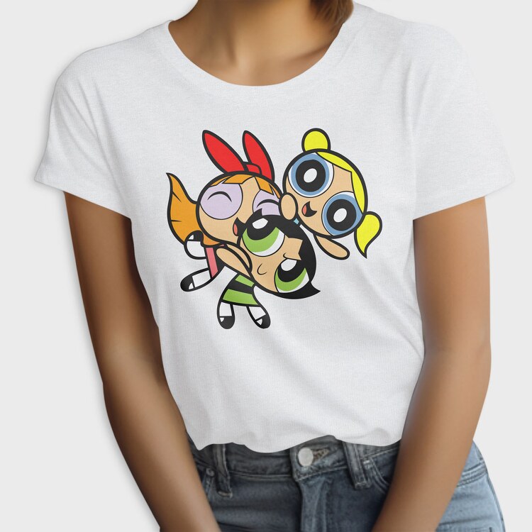 Cartoon Retro the Powerpuff Girls 1, Tricou Femei