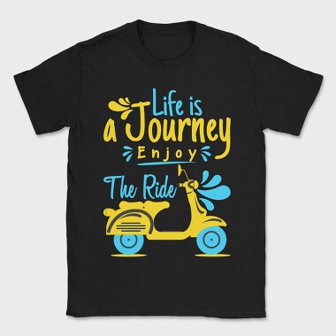 Scooter Journey Ride, Tricou Barbati (Unisex)