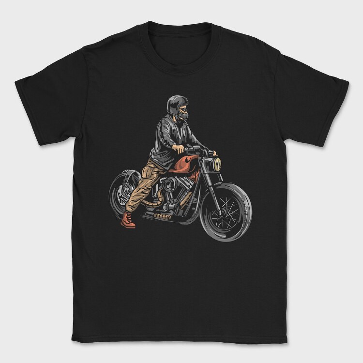 Motorcycle Rider, Tricou Barbati (Unisex)
