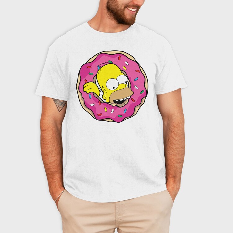 Homer, Tricou Barbati (Unisex)