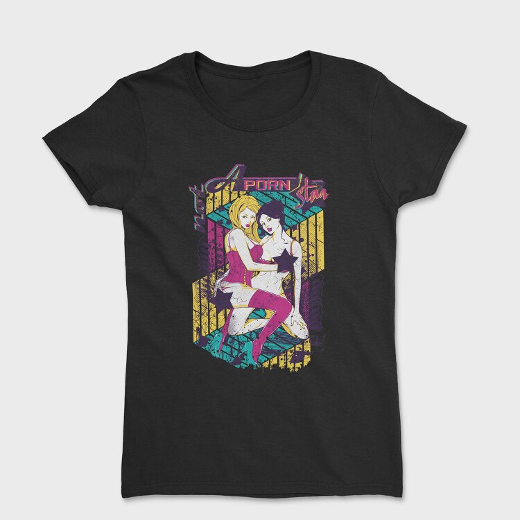 Neon Star Pin Up, Tricou Femei