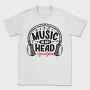 Music In My Head, Tricou Barbati (Unisex)