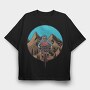 Mountain Bike Rider 2, Tricou Oversize Barbati (Unisex)