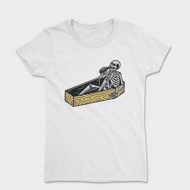 Skeleton In Coffin, Tricou Femei